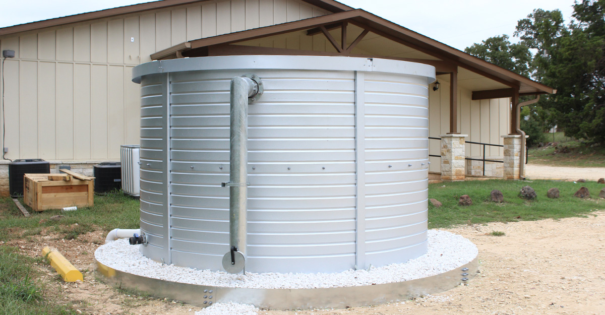 Post-Oak Savannah GCD rainwater harvesting system.